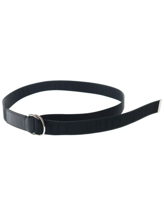 Celine Logo Double Ring Buckle Belt Black main image 5